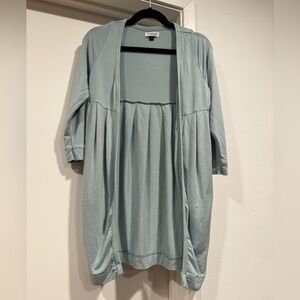 From Zion Kids Light Blue Open Bamboo Cardigan